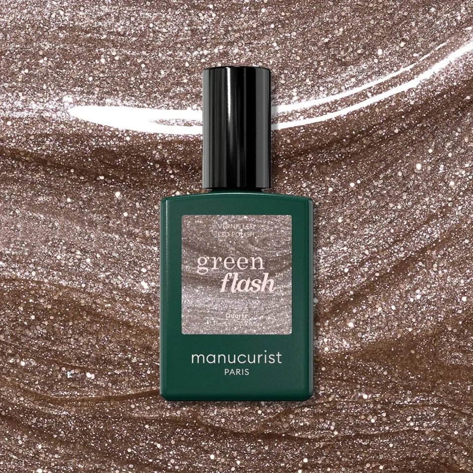 Manucurist Green Flash Quartz gelneglelakk glitter