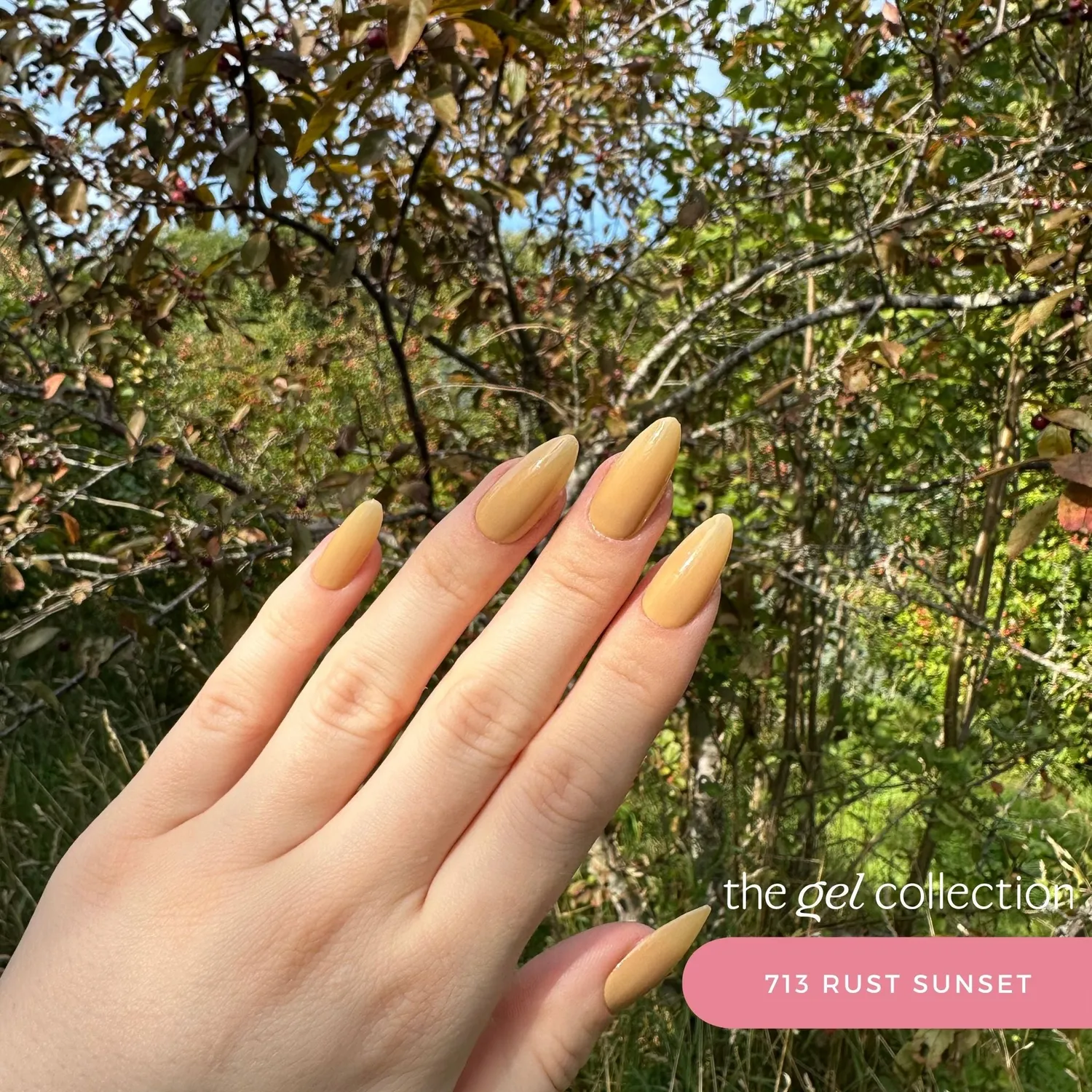 The Gel Collection 713 Rust Sunset gellakk brun
