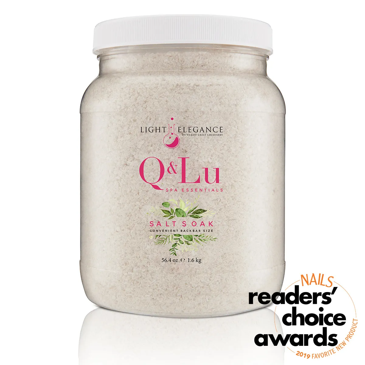 Light Elegance Q&Lu Salt Soak fotsalt lavendel mynte