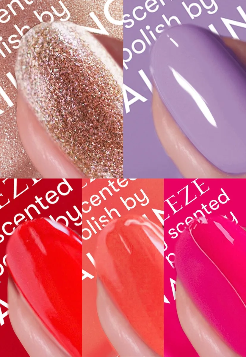 Nails Inc Main Squeeze neglelakk 5-pakning creme