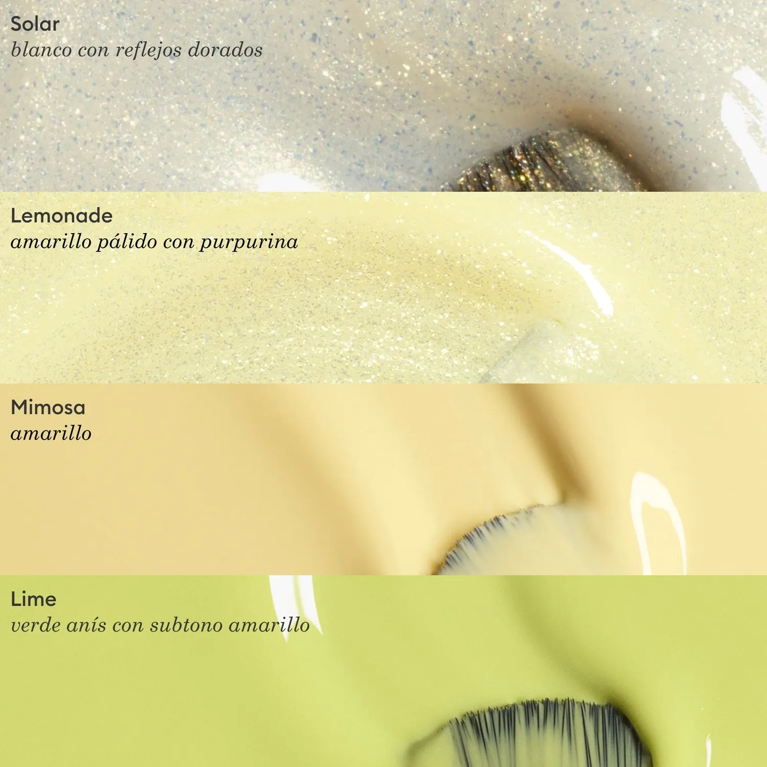 Manucurist Green Flash Mimosa gellakk pastellgul