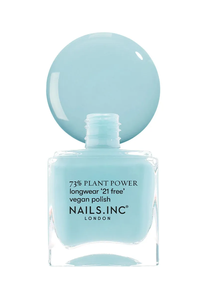 Nails Inc London Plant Power Sky’s My Limit neglelakk vegan