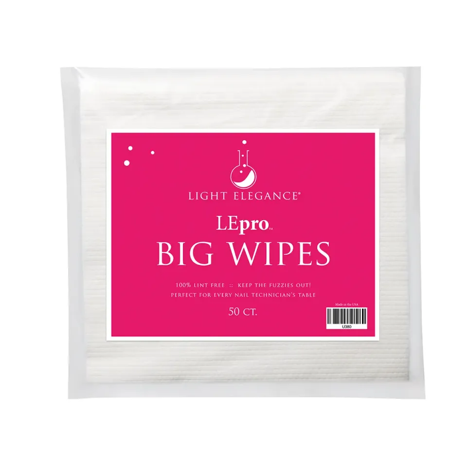Light Elegance LEpro Big Wipes lofri servietter 50 stk store