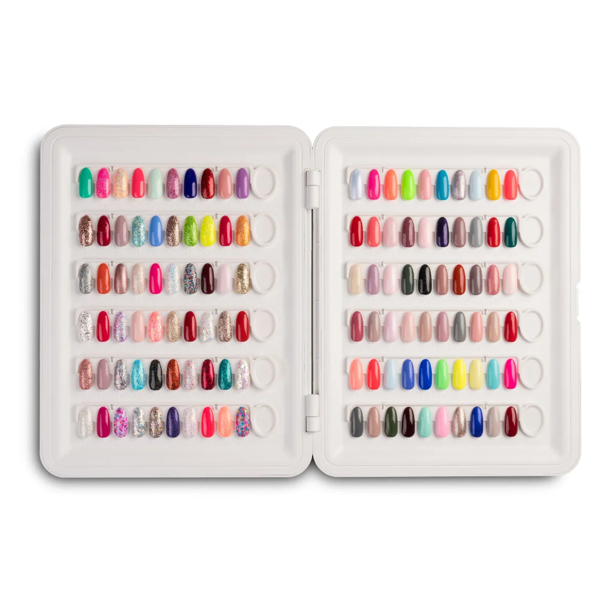 Light Elegance Color Mother Swatch Book fargekart 120 tips