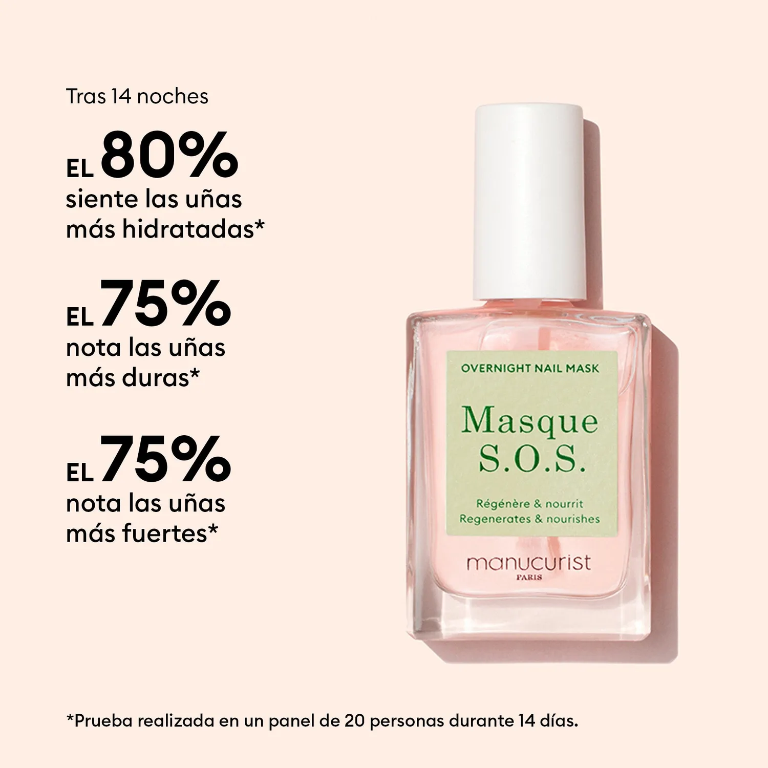 Manucurist S.O.S. Mask neglemaske nattreparasjon