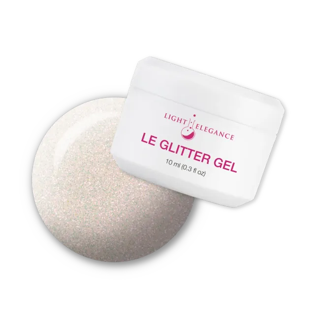 Light Elegance Crybaby glittergel 10 ml rosa gul