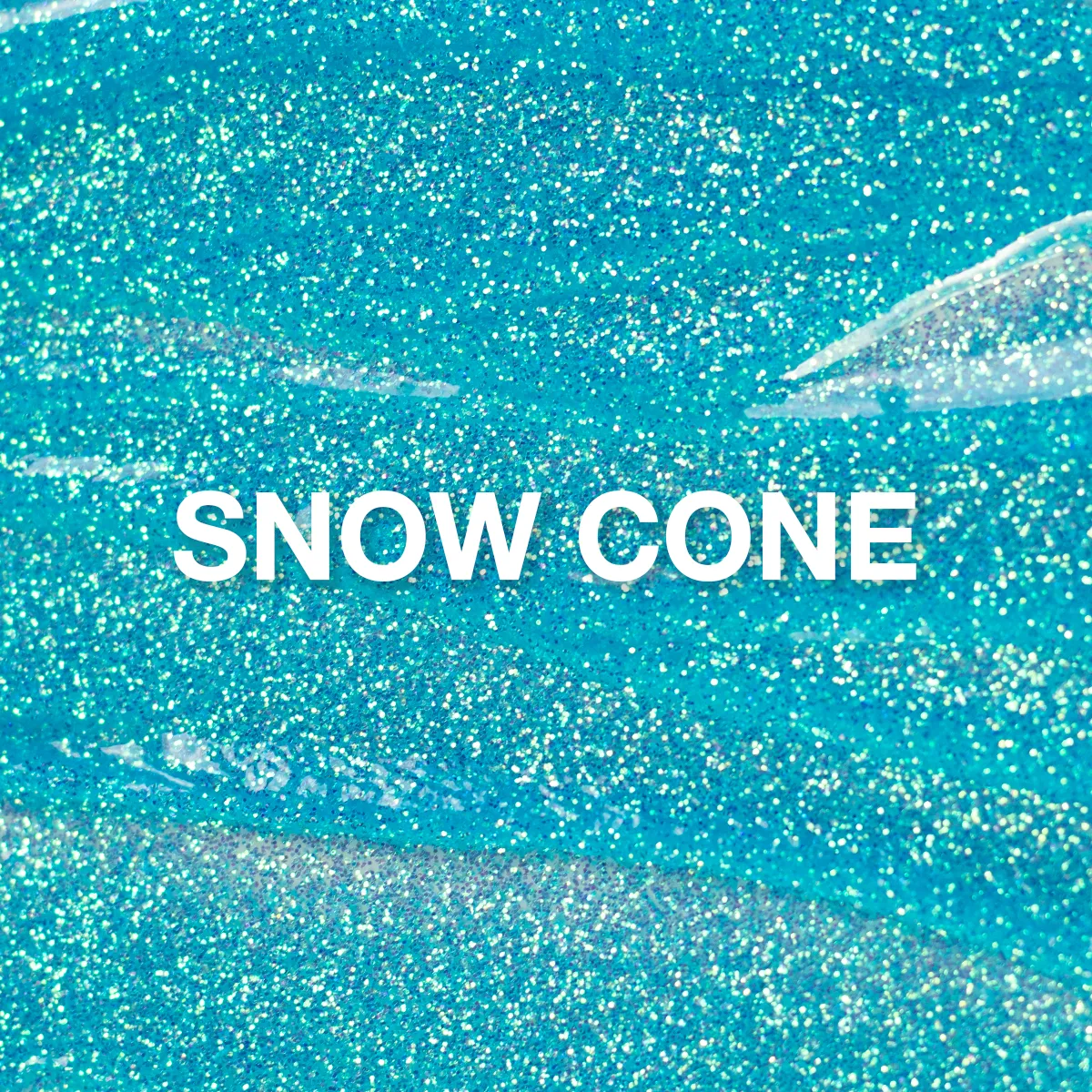 Light Elegance Snow Cone glittergel 10 ml blå dekkende