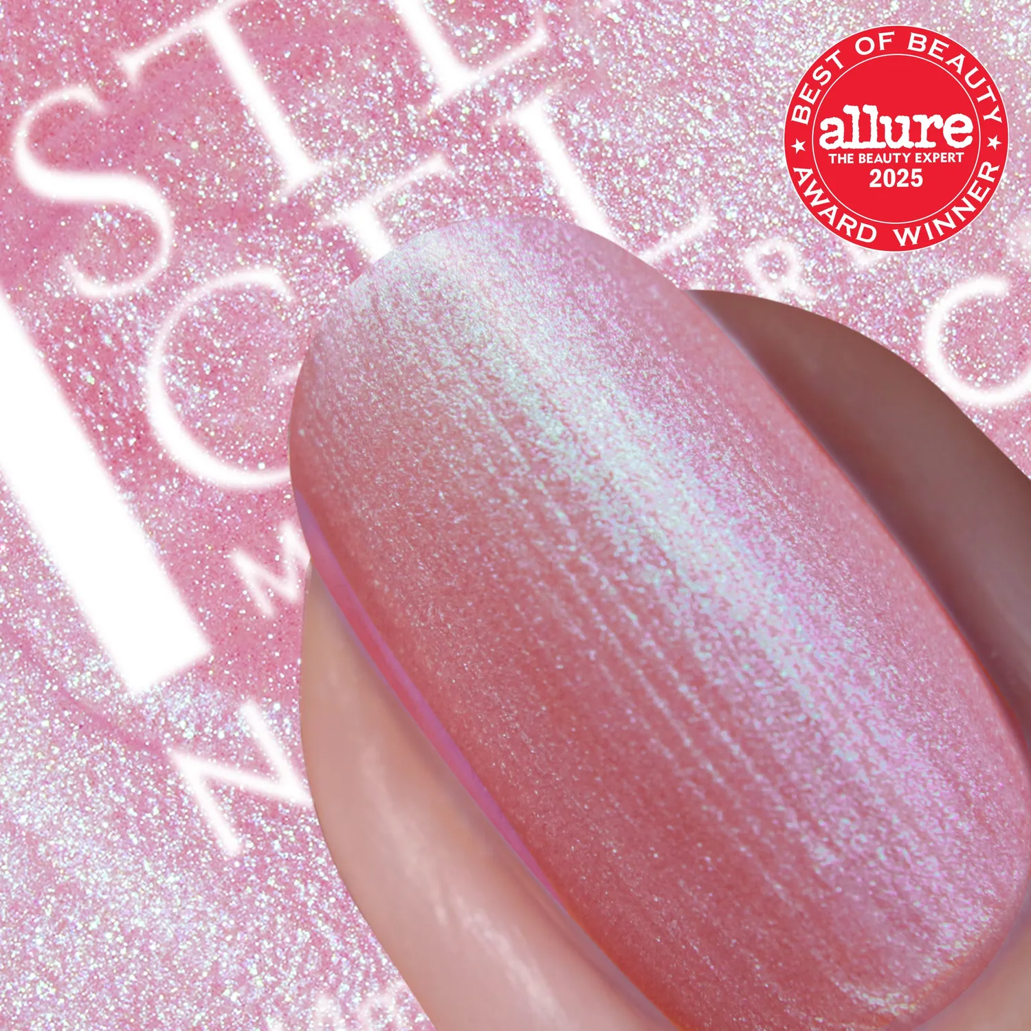 Nails Inc It's Topless Addison neglelakk rosa gel-effekt