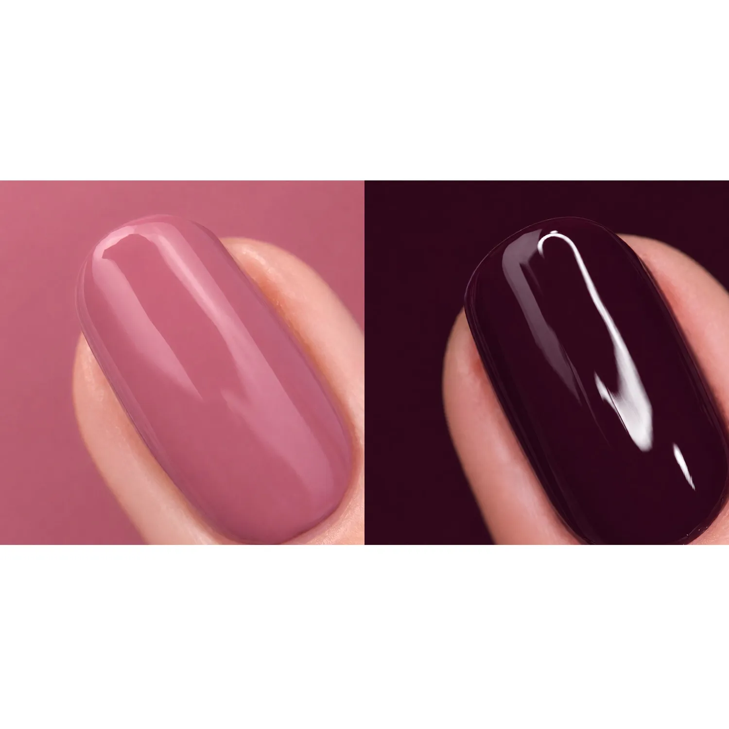 Nails Inc London 45 Second Mulberry Moment neglelakk duo