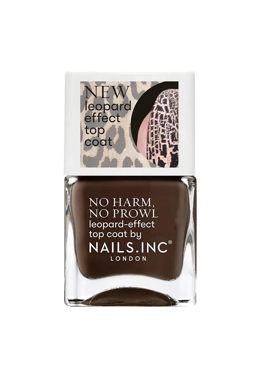 Nails Inc Pawfect Attitude overlakk leopard matt effekt