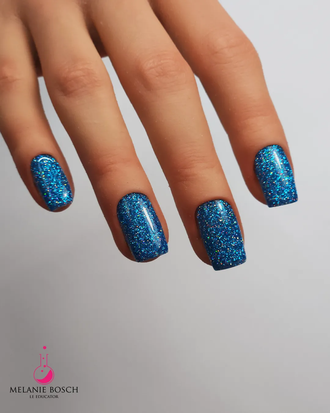 Light Elegance Blast Off Blue glittergel 10 ml blå