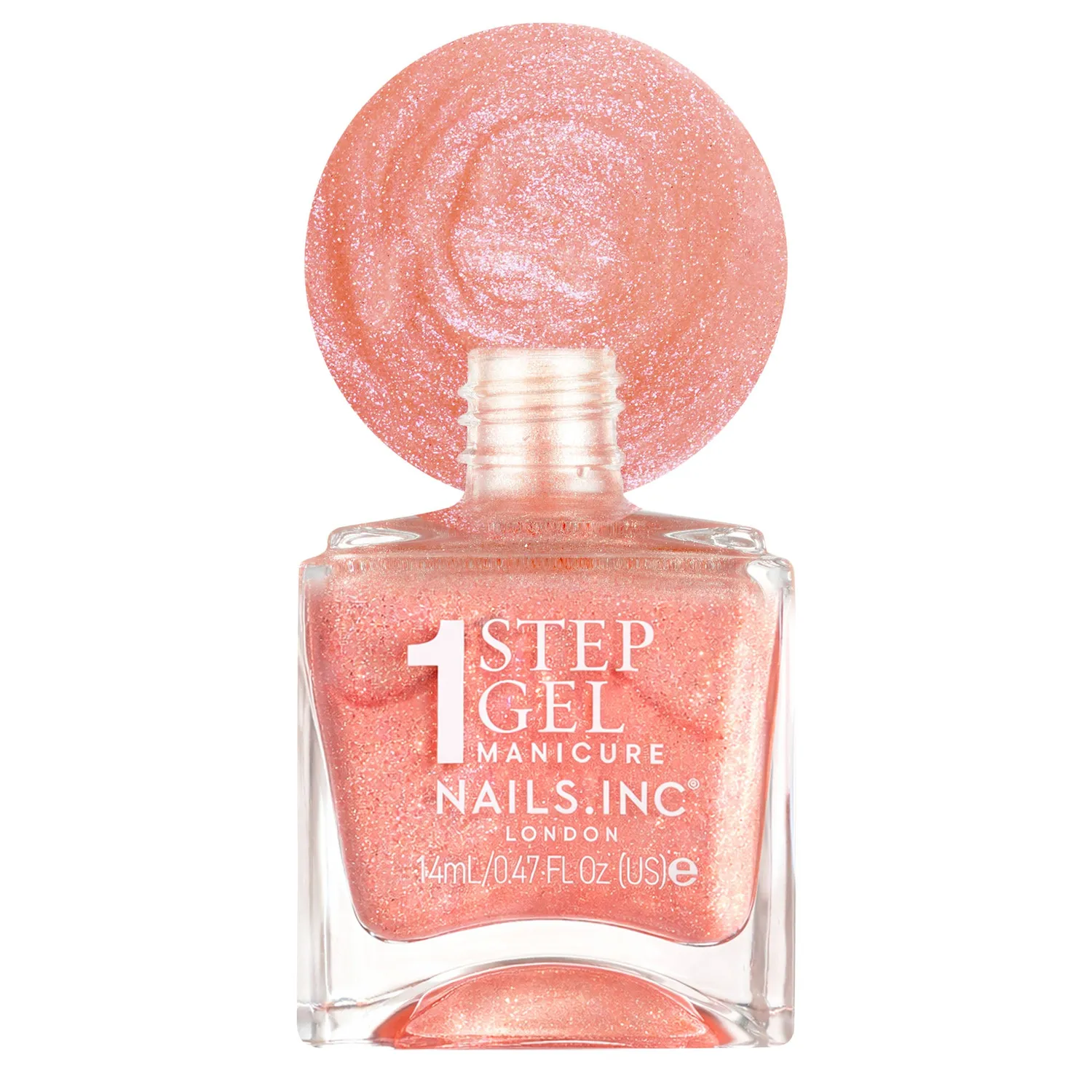 Nails Inc 1-Step Gel Millie neglelakk It's Topless hurtigtørkende