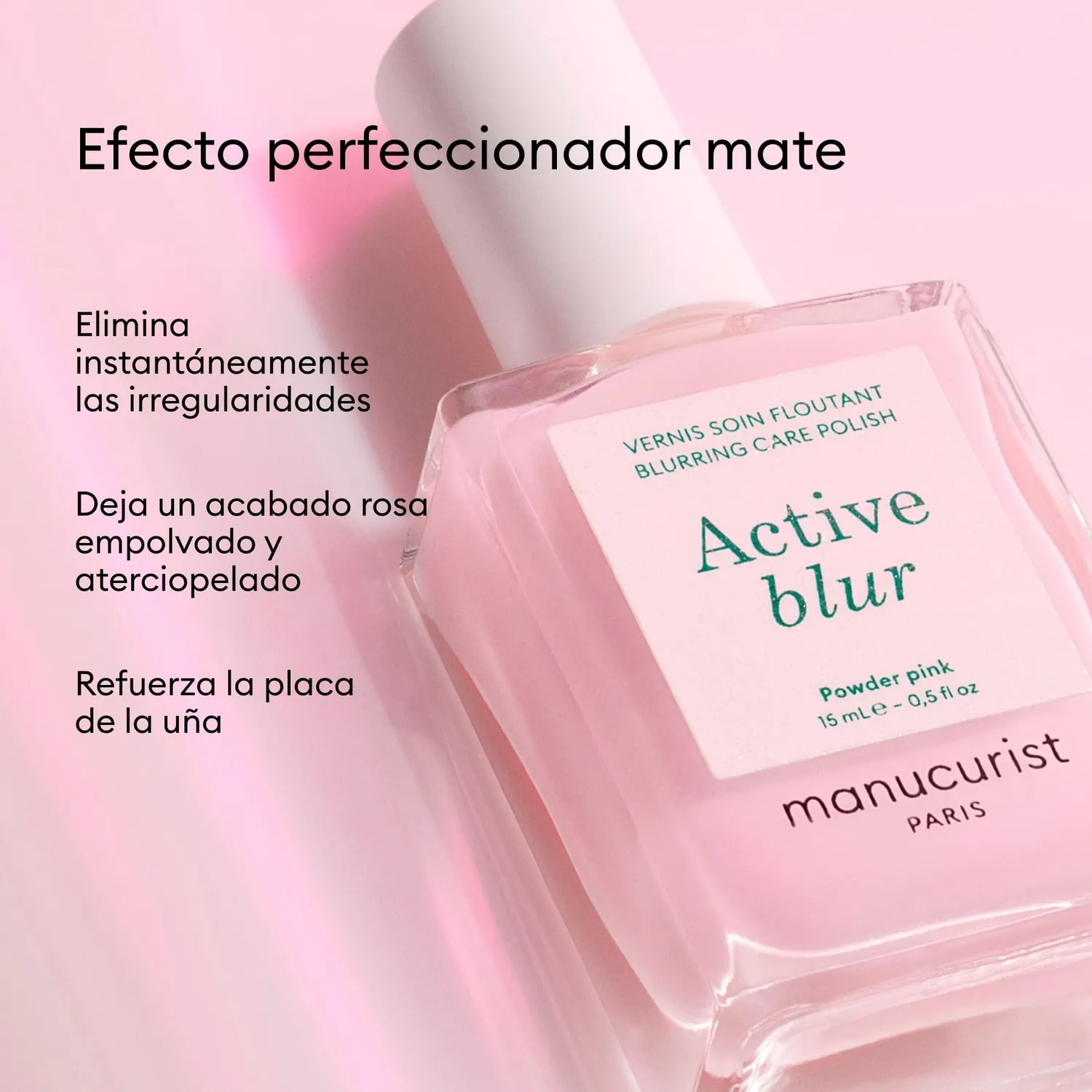 Manucurist Active Blur pleielakk pudderrosa matt