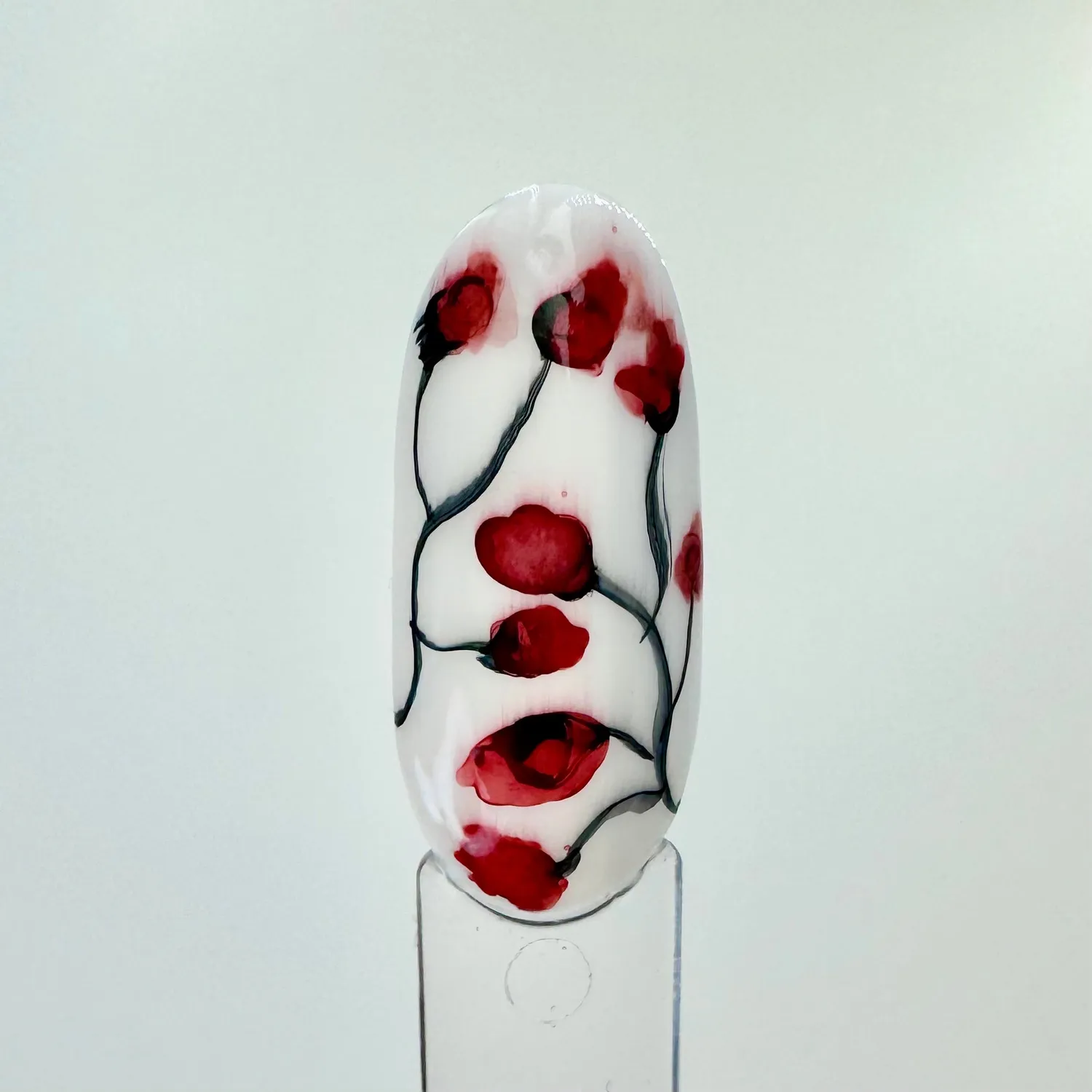 The Gel Collection Watercolor Red nail art 5ml rød