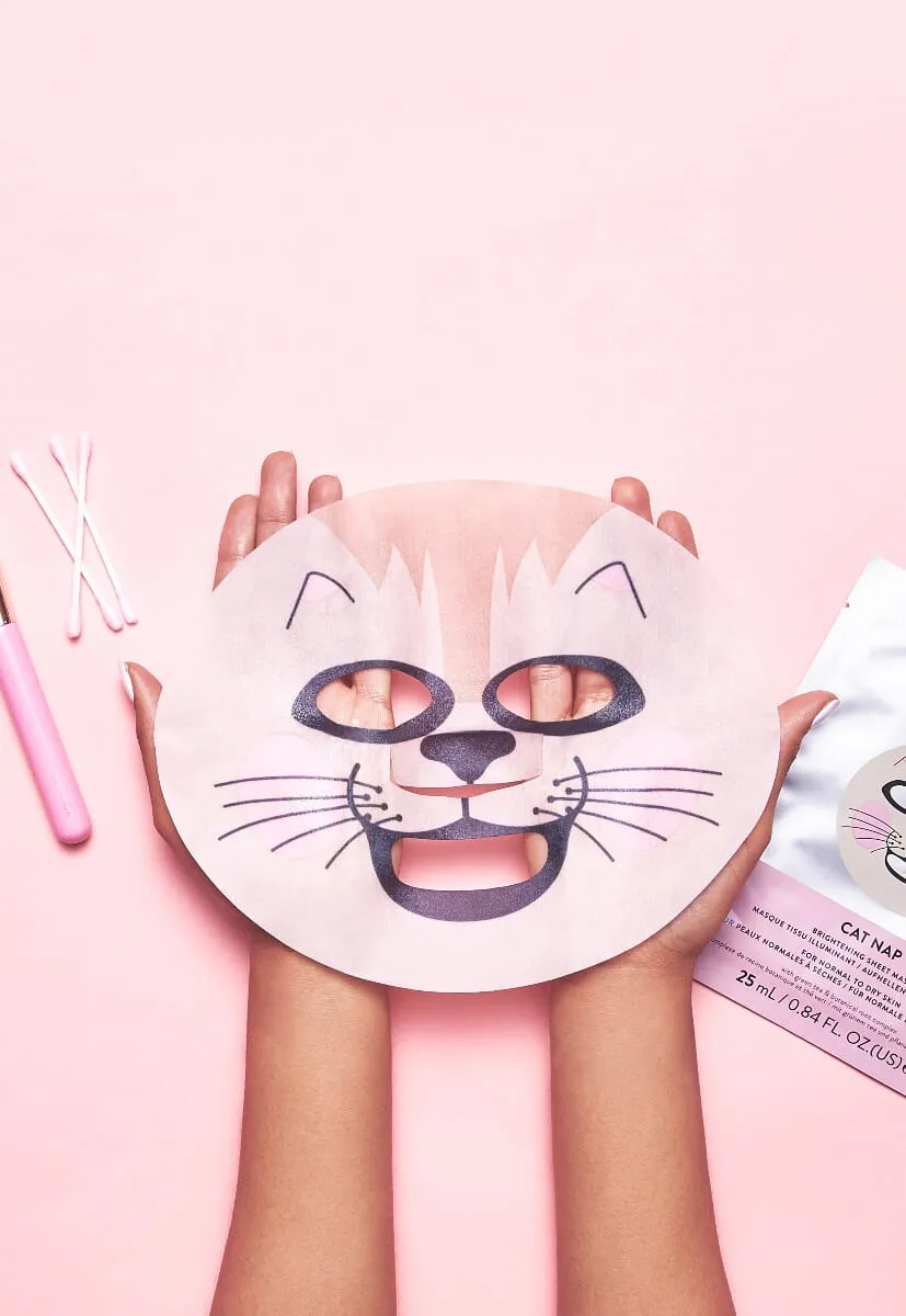 Nails Inc Cat Nap ansiktsmaske brightening