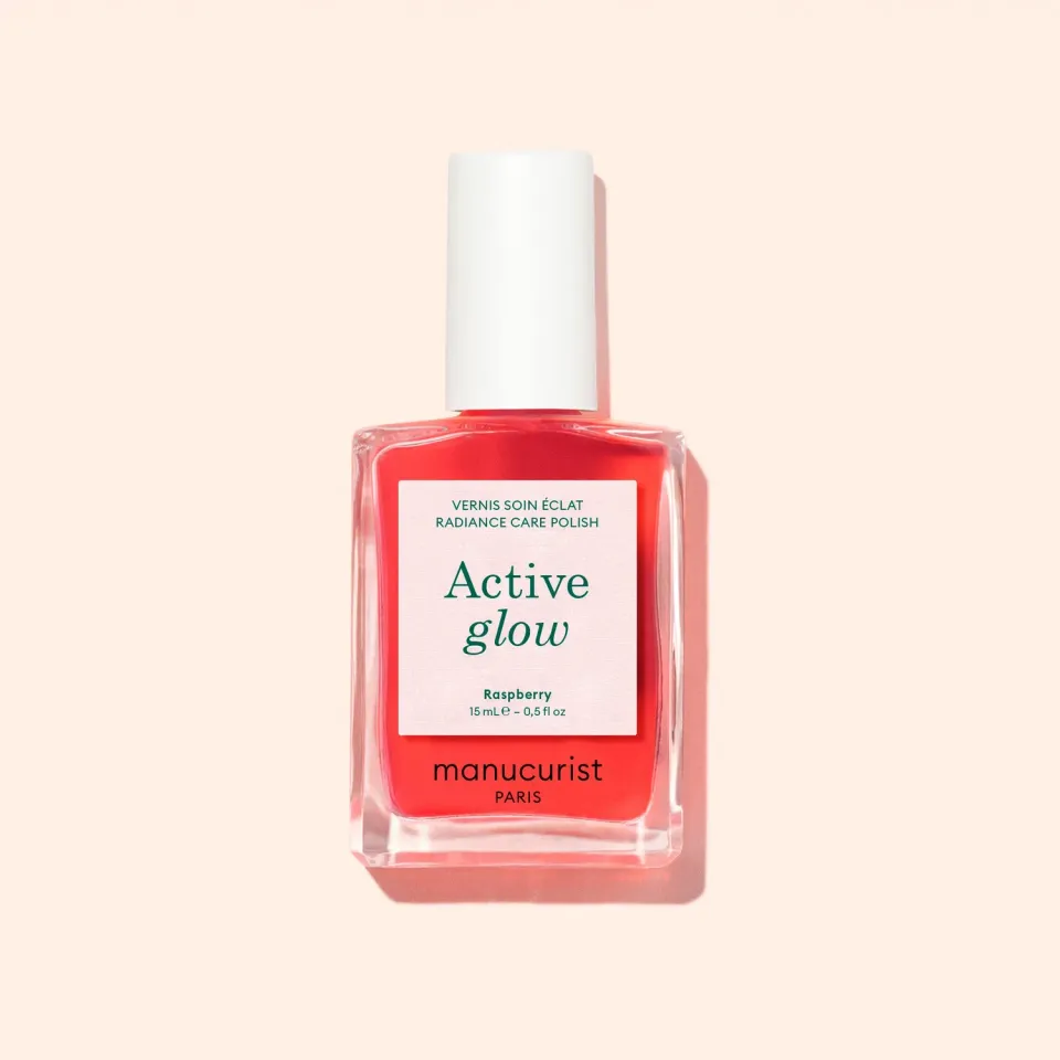 Manucurist Active Glow Raspberry neglelakk bringebær gloss