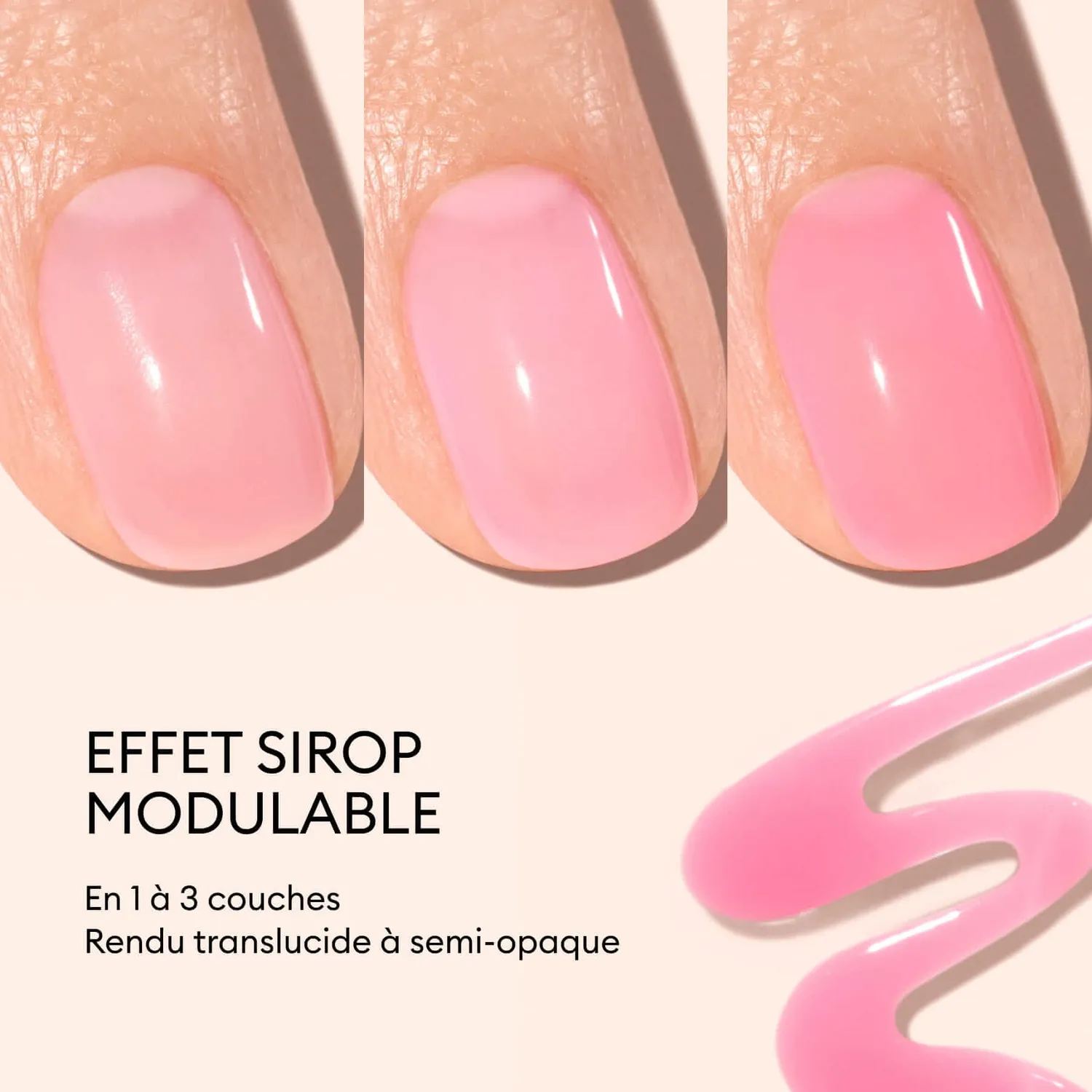 Manucurist Green Pink Sorbet Jelly neglelakk – rosa