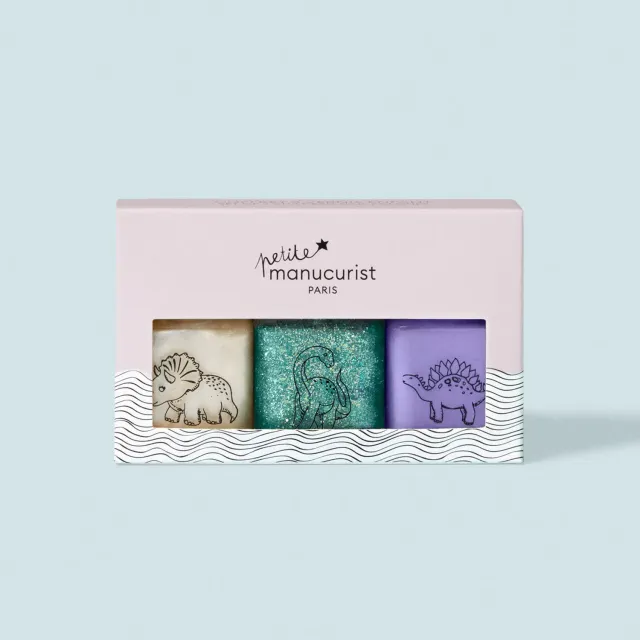 Manucurist Wild Life Kit barneneglelakksett 3 farger