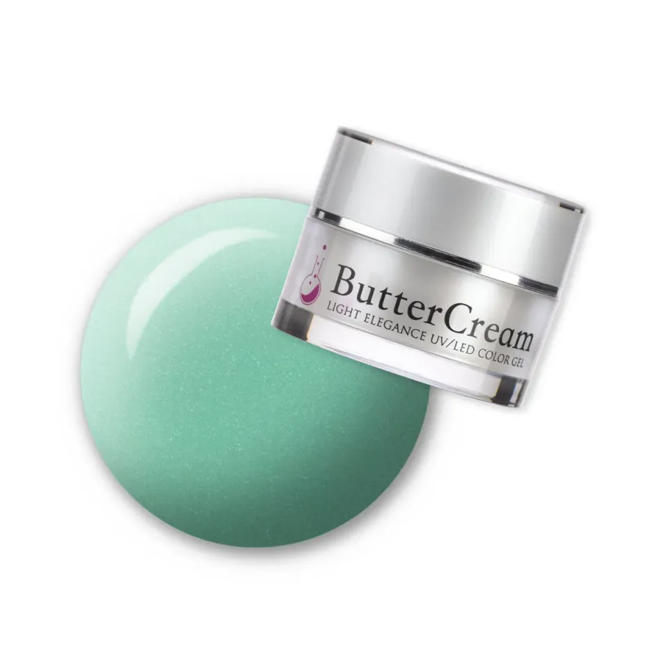 Light Elegance ButterCream Pedi-Party gellakk 10 ml turkis shimmer