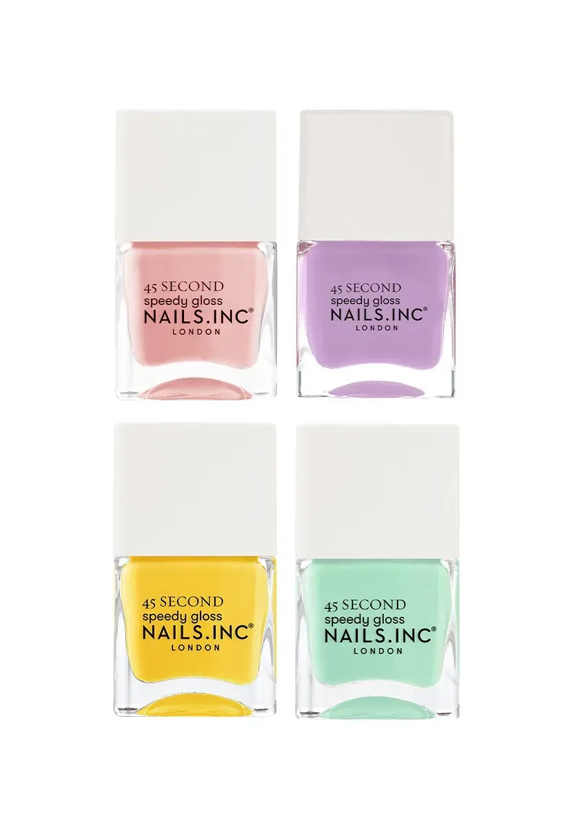 Nails Inc Speedy Spring neglelakksett 4-pakning pastell