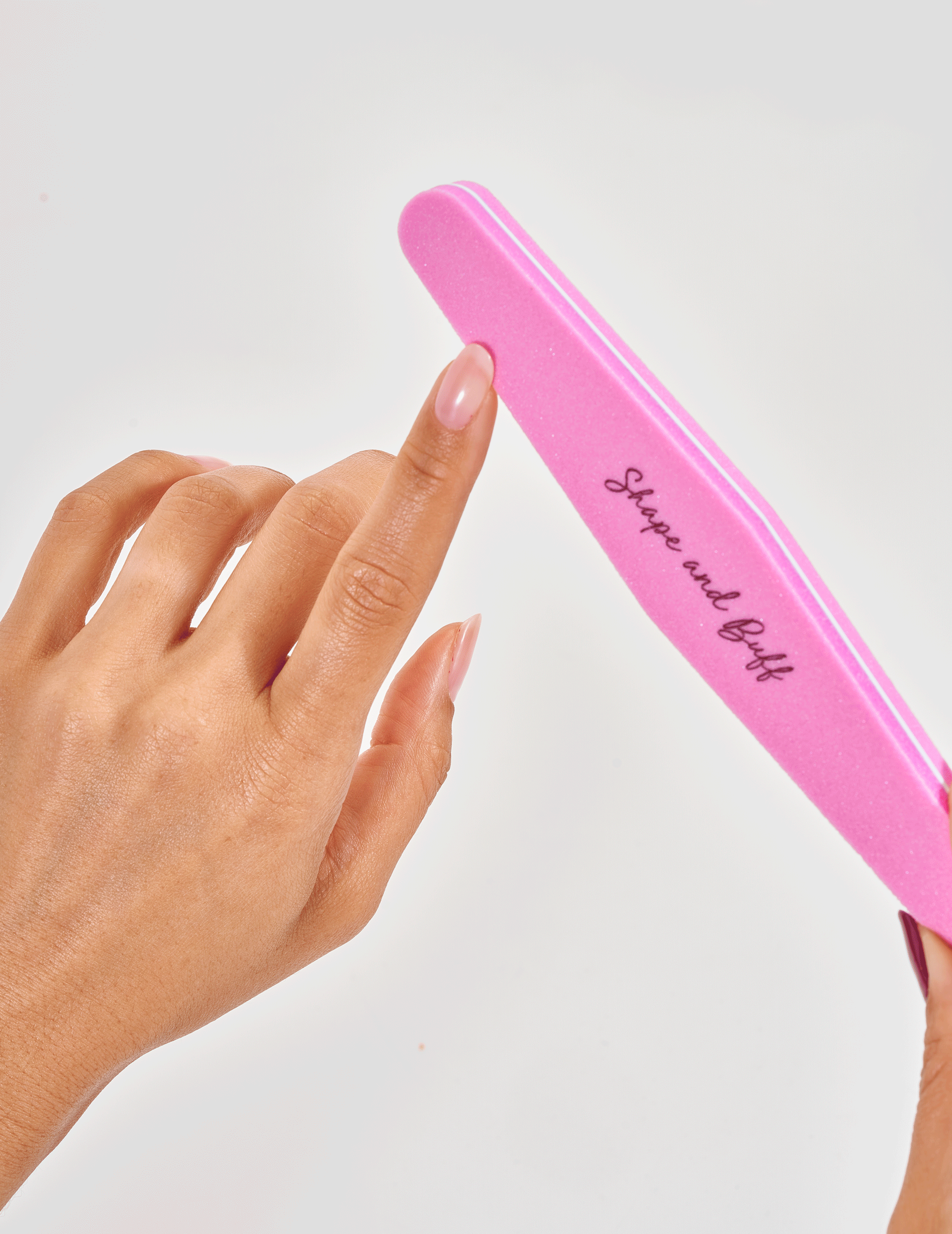 Le Mini Macaron Shape & Buff neglebuffer 100/180 svamp