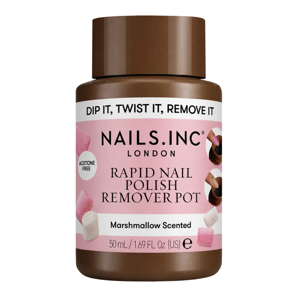 Nails Inc London Marshmallow Rapid neglelakkfjerner pot marshmallowduft