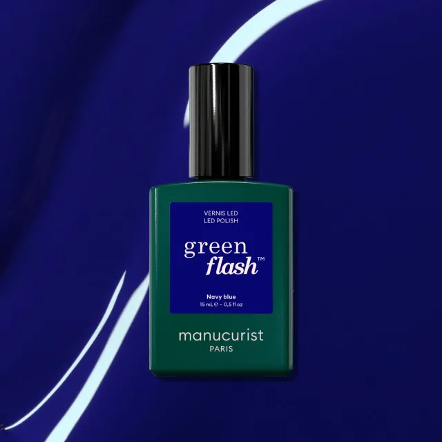 Manucurist Green Flash Navy Blue gellakk mørkeblå