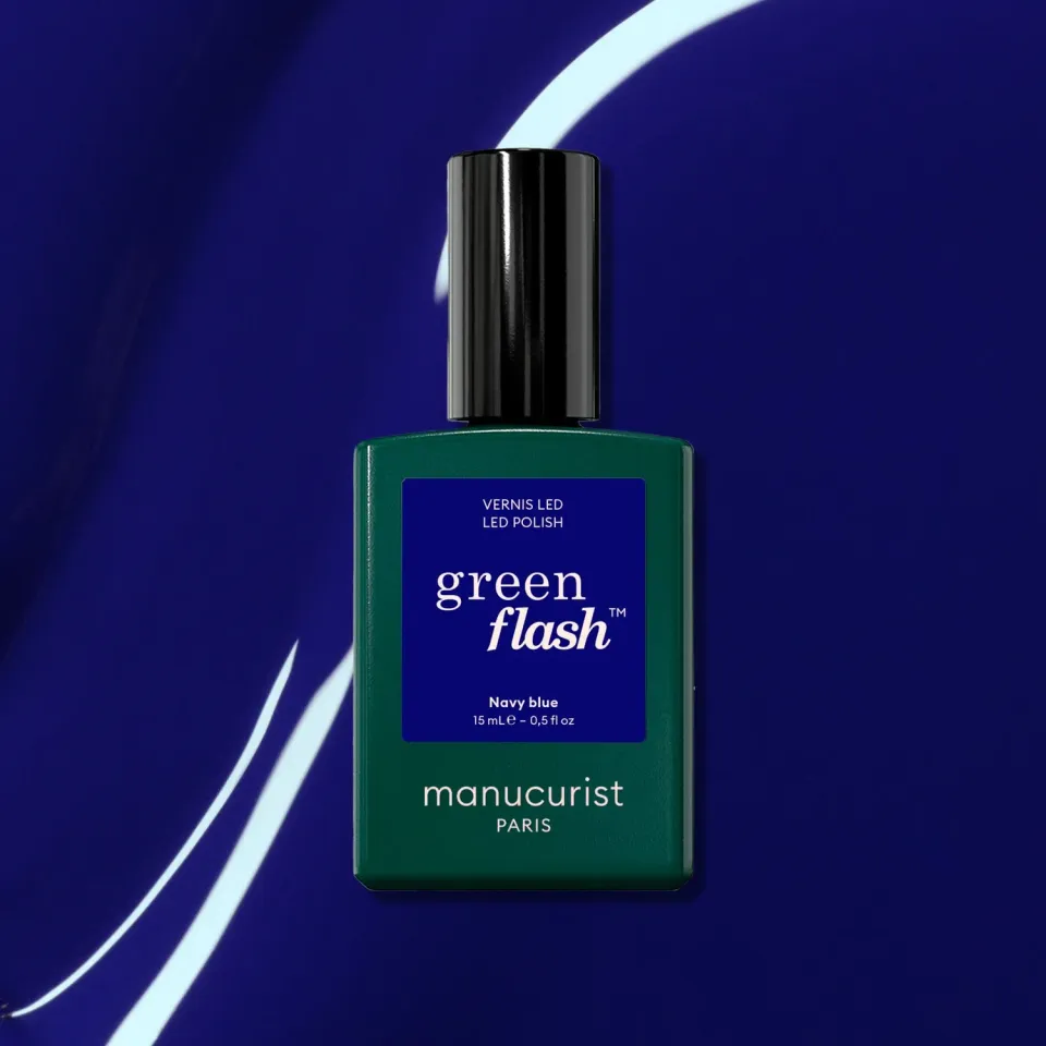 Manucurist Green Flash Navy Blue gellakk mørkeblå