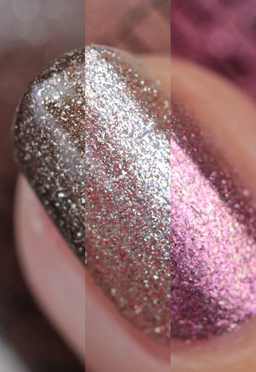 Nails Inc London Sun Kissed neglelakk trio brun shimmer