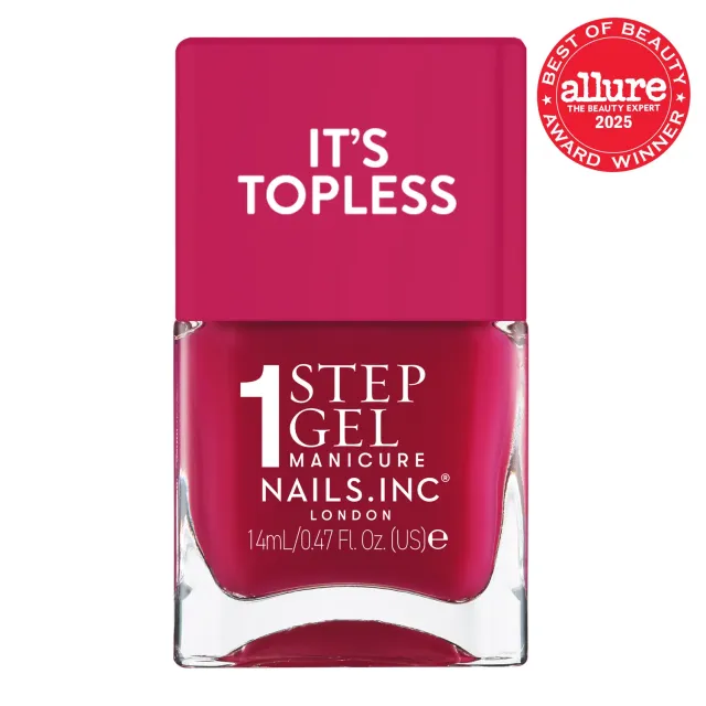 Nails Inc London It's Topless neglelakk Kylie 1-Step Gel creme
