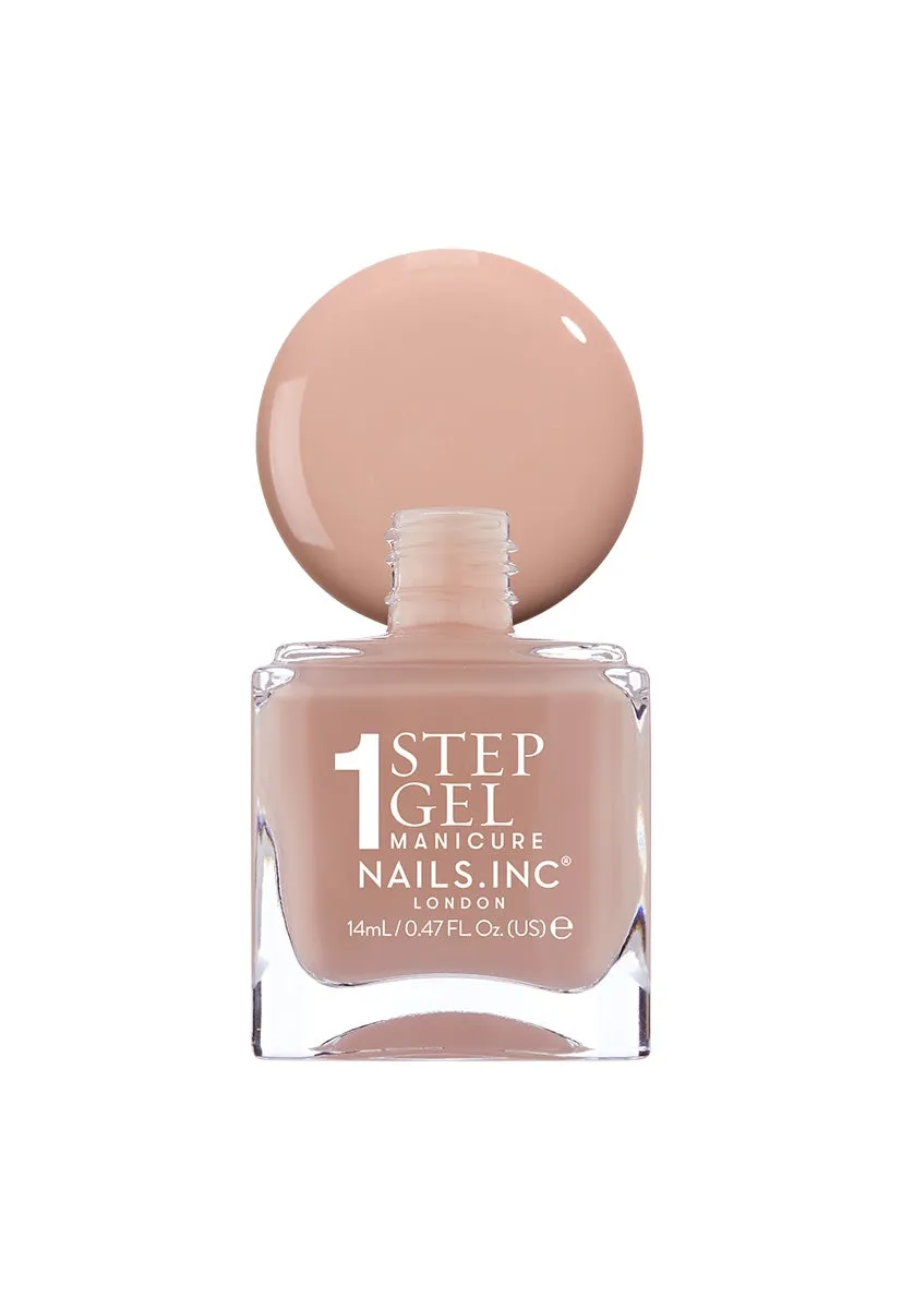 Nails Inc London Madison 1-Step Gel neglelakk brun