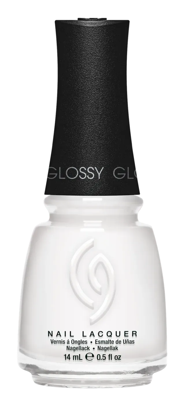 China Glaze White On White neglelakk – kritthvit, 21-free