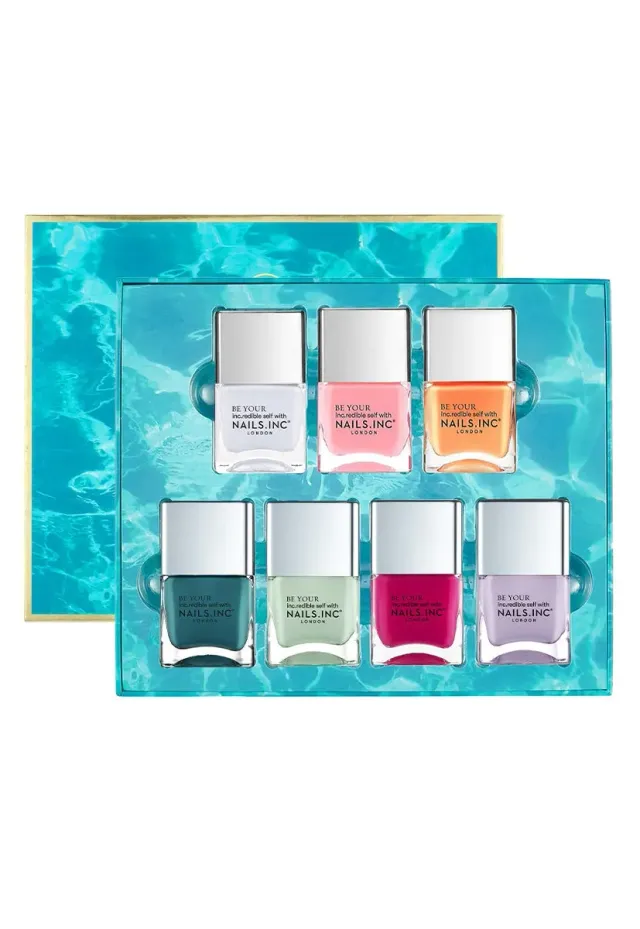 Nails Inc London Hello Sunshine neglelakk 7-pk krem