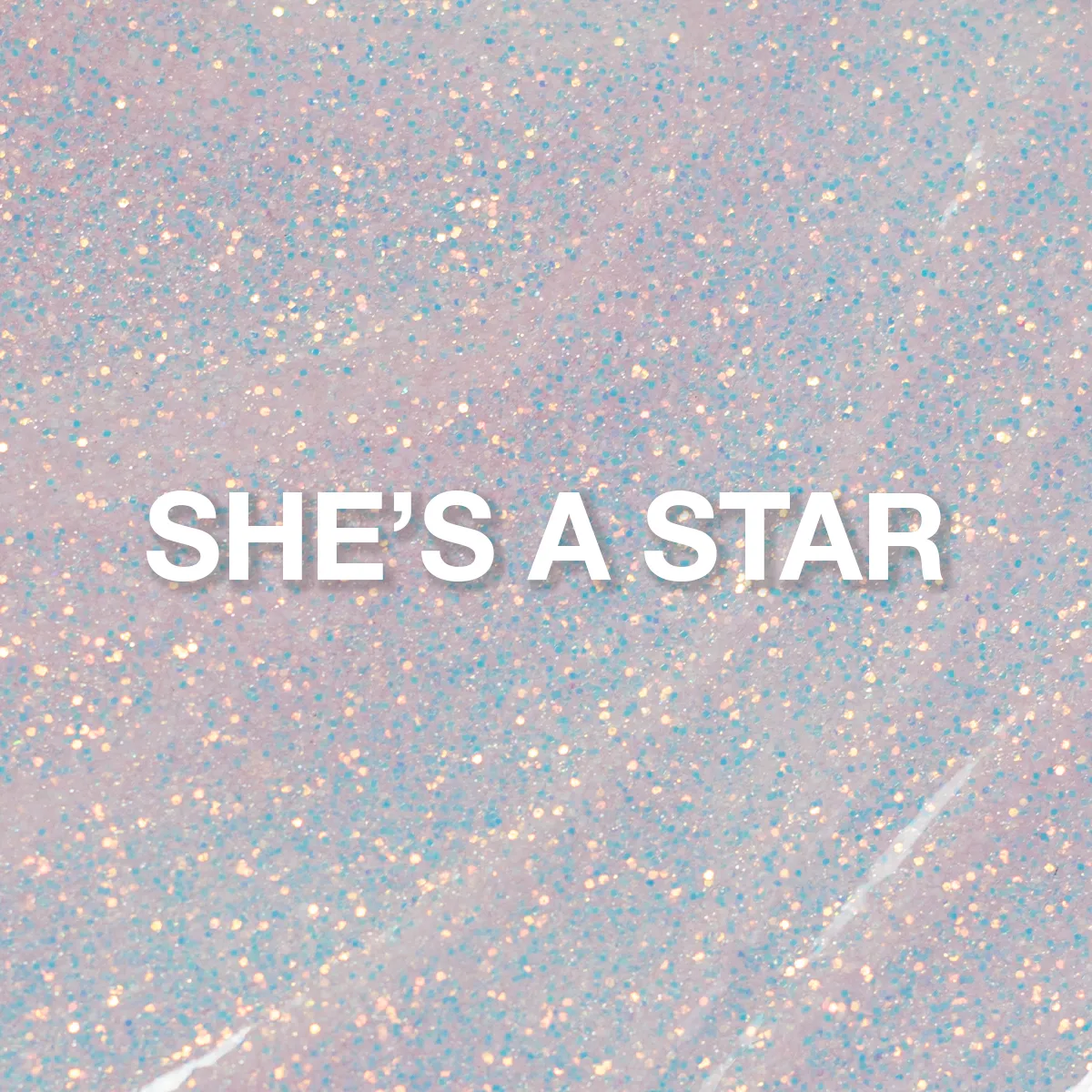 Light Elegance P+ She's a Star gellakk 10 ml rosa glitter