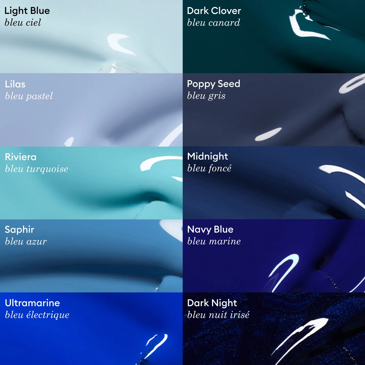 Manucurist Green Navy Blue neglelakk mørkeblå