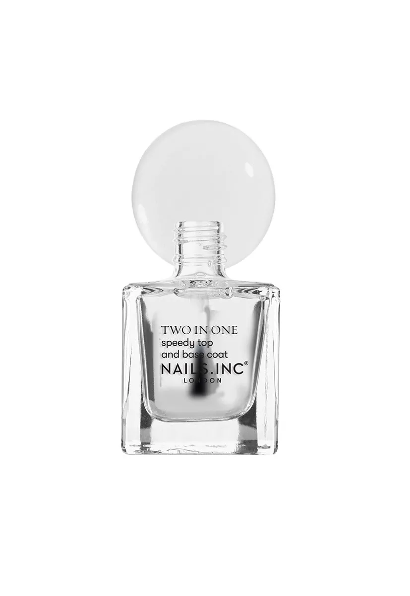 Nails Inc Mini Speedy 2in1 base- og topplakk 5ml