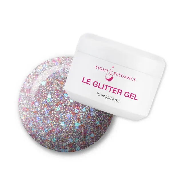Light Elegance Sugar Coated glittergel 10 ml frostrosa