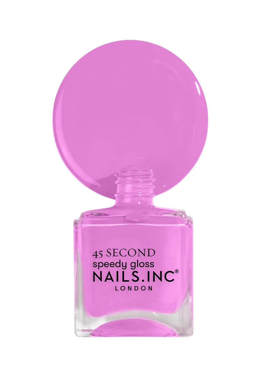 Nails Inc 45 Second Believe Me In Brixton neglelakk lilla
