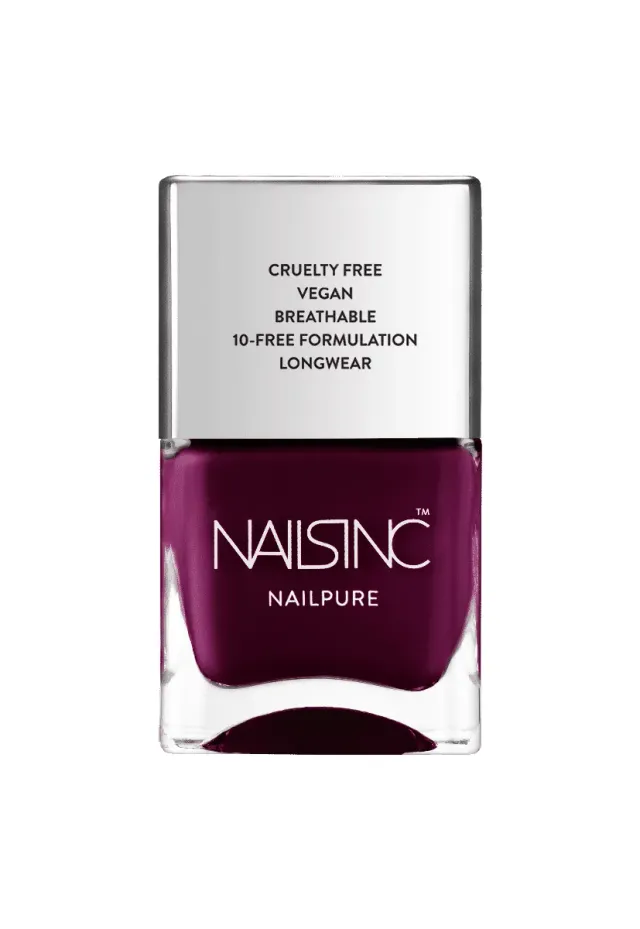 Nails Inc London NailPure Marylebone Court neglelakk lilla styrkende