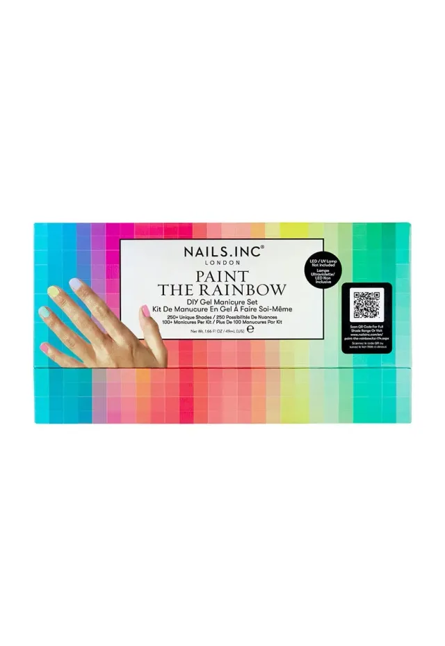 Nails Inc Paint The Rainbow manikyrsett gel