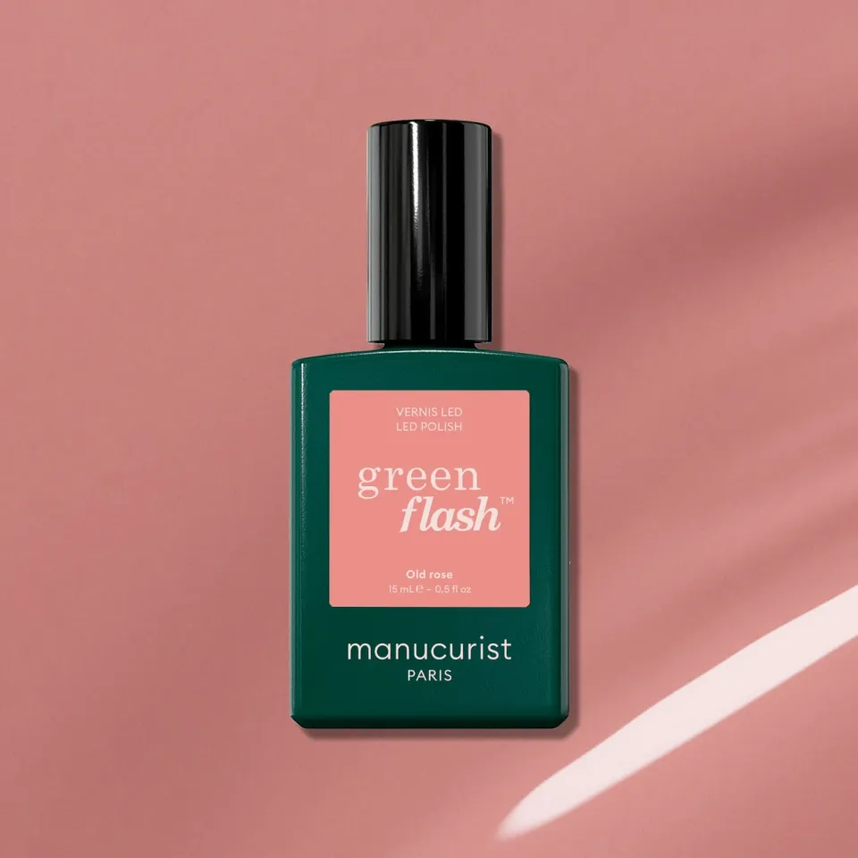 Manucurist Green Flash Old Rose neglelakk pudderrosa