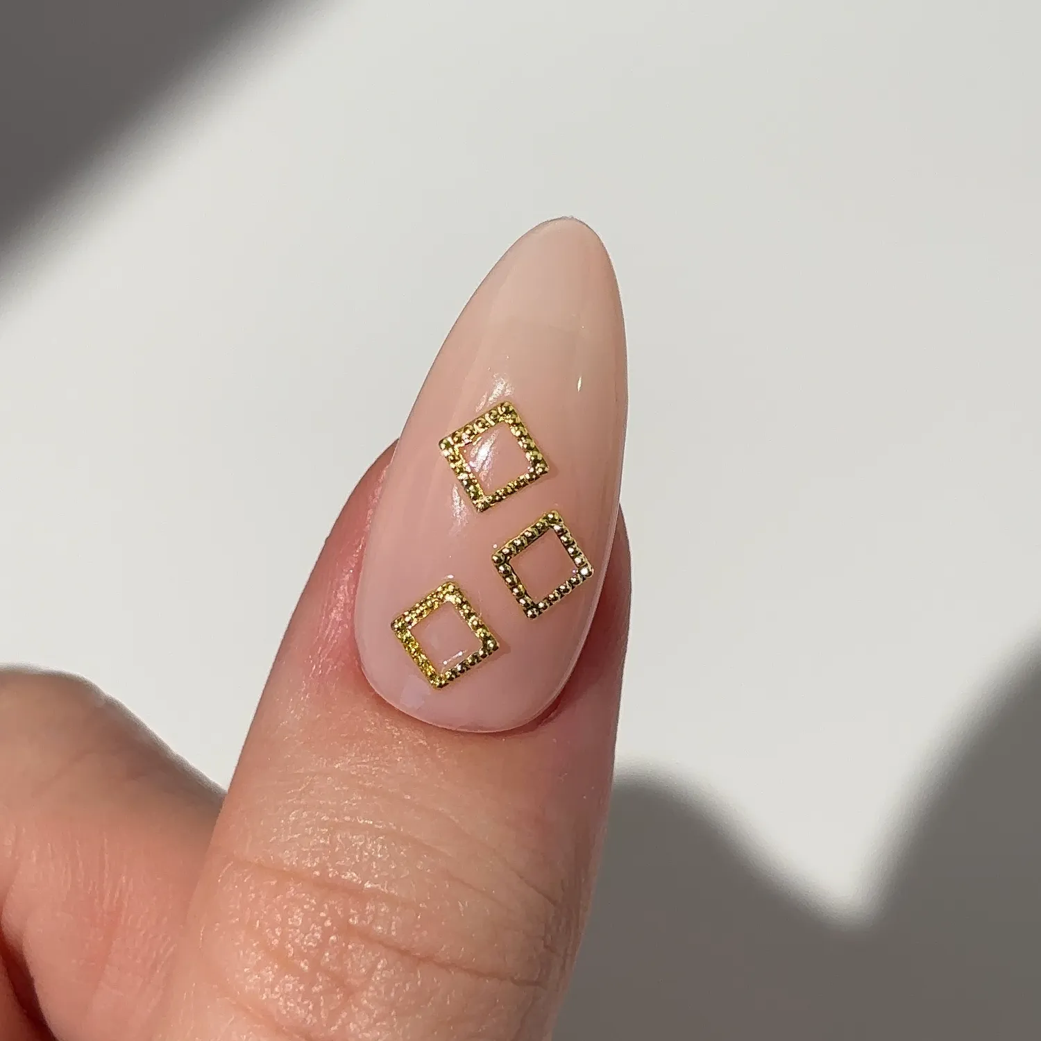 The Gel Collection Aluminium Shapes Gold neglepynt 12 former