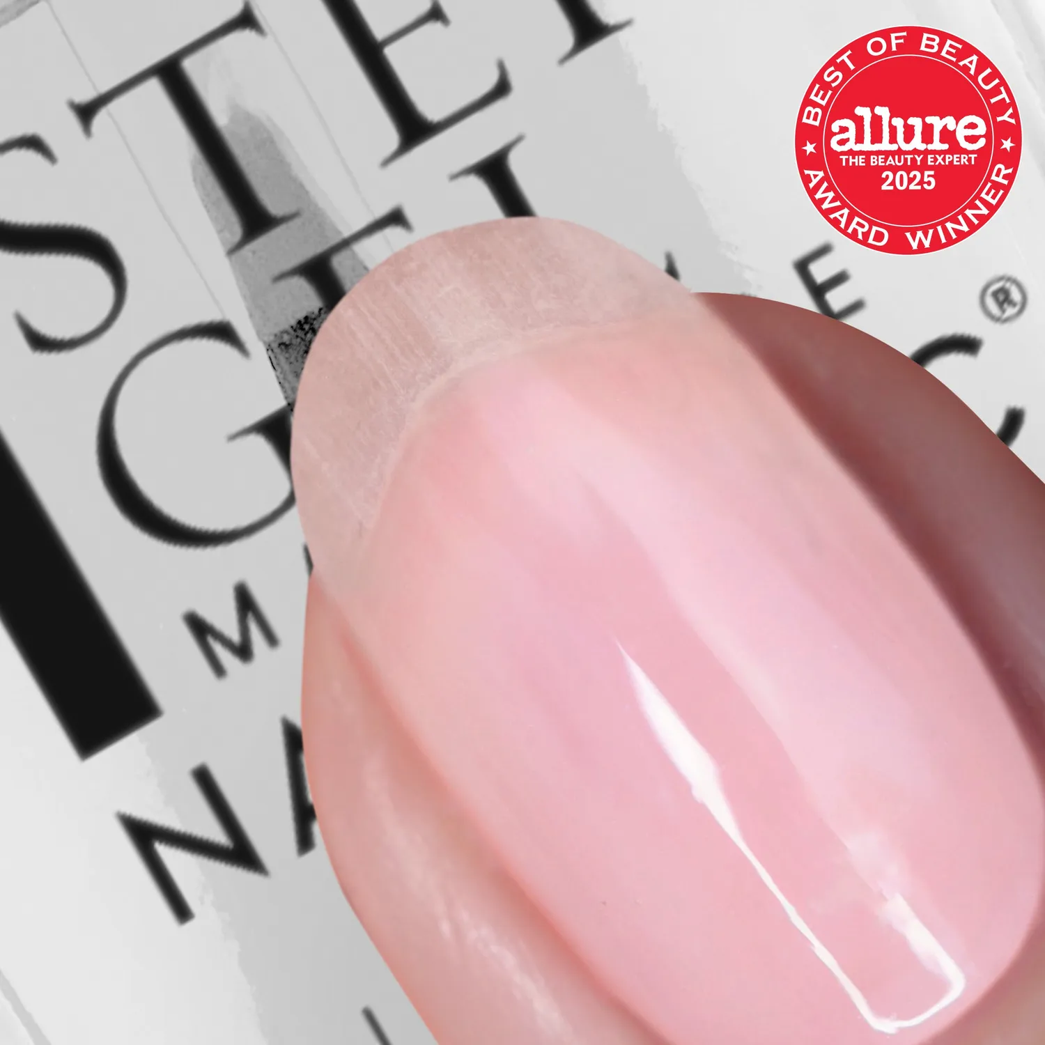 Nails Inc It's Topless Mia neglelakk 1-step gel krem