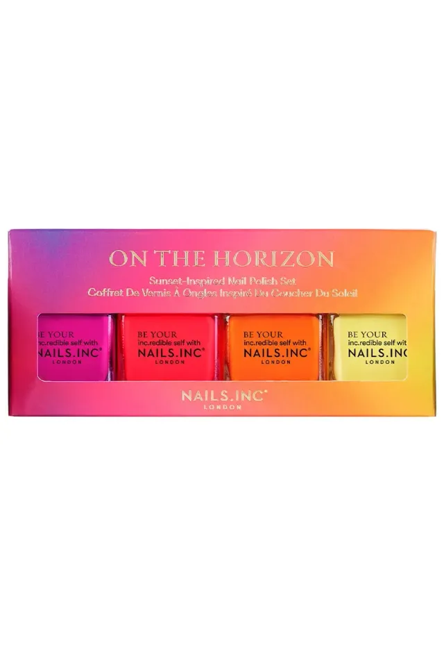Nails Inc On The Horizon neglelakksett 4-pk nude vegansk