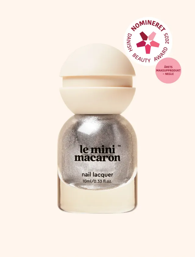 Le Mini Macaron Le Sweet Silver Glow neglelakk 10 ml sølv
