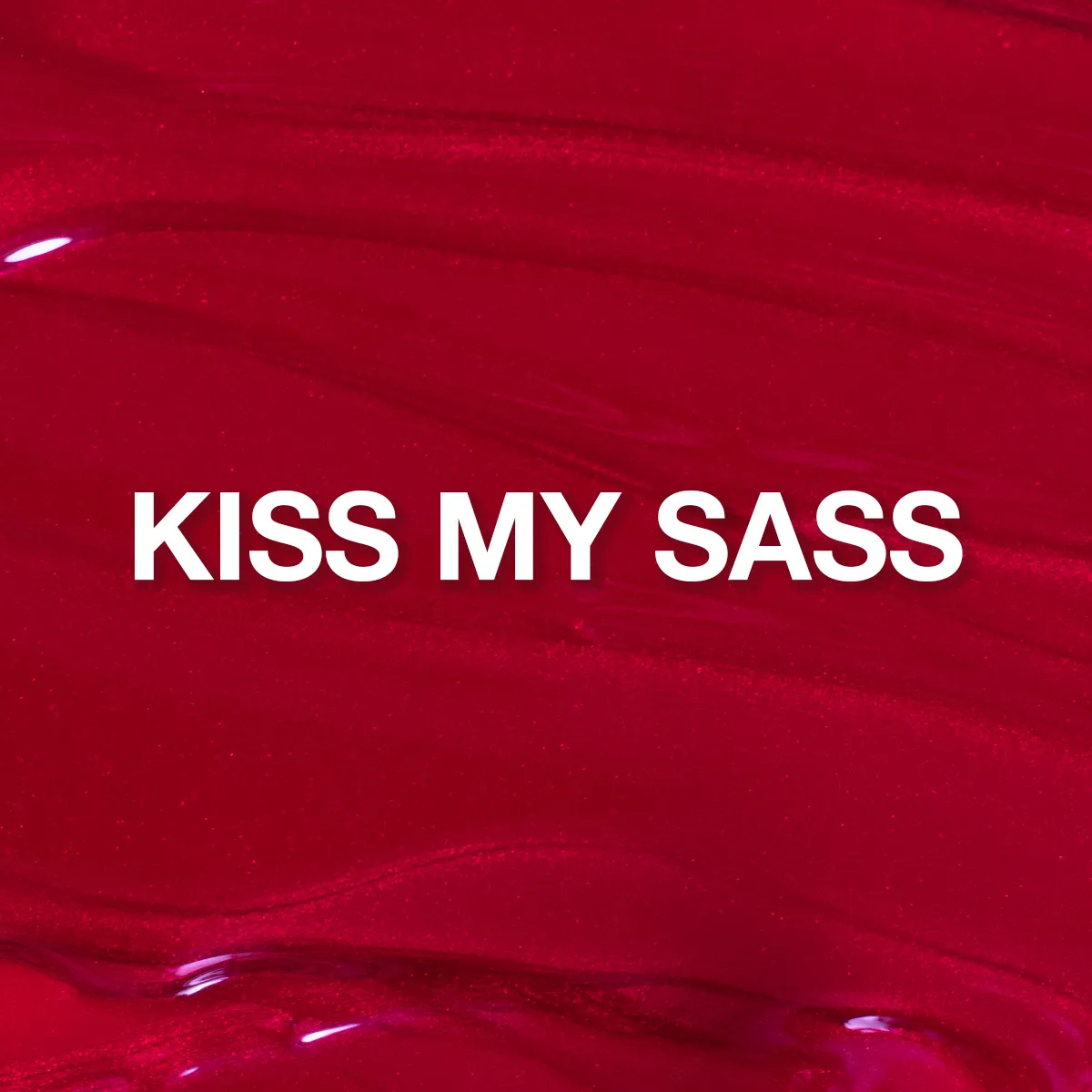 Light Elegance Kiss My Sass ButterCream shimmer rød