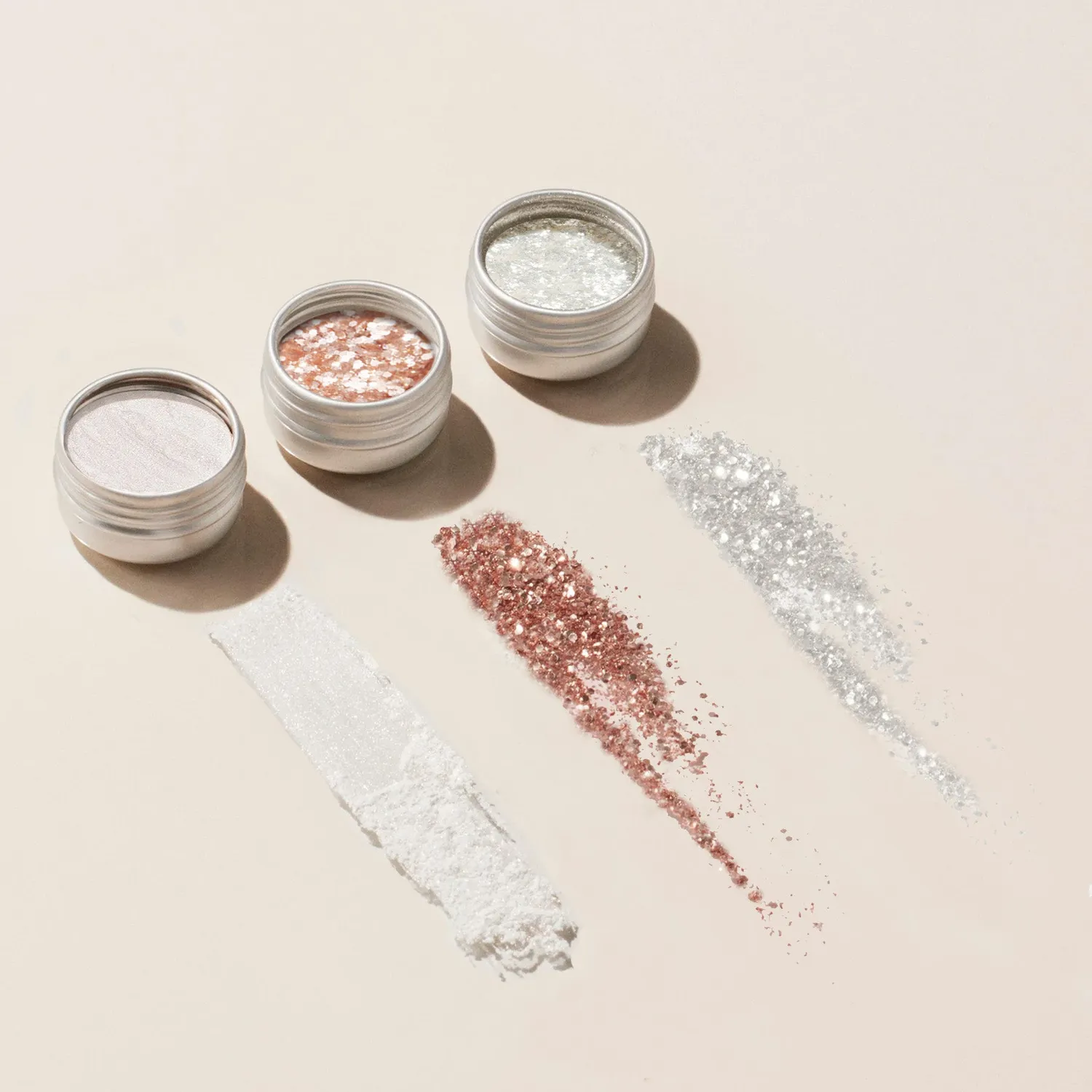 Manucurist Glitters Trio effektpulver neglesett