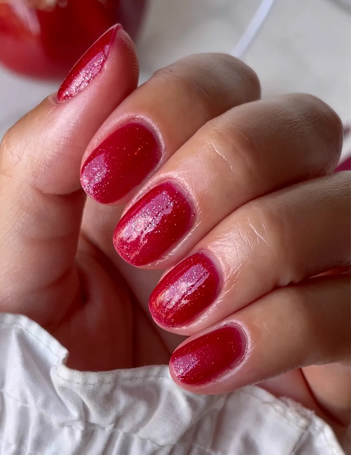Le Mini Macaron Ruby Red gel manikyr kit