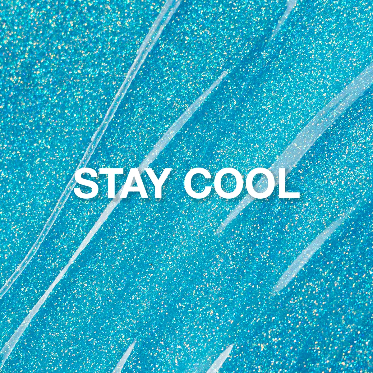 Light Elegance Stay Cool glittergel 10 ml blå