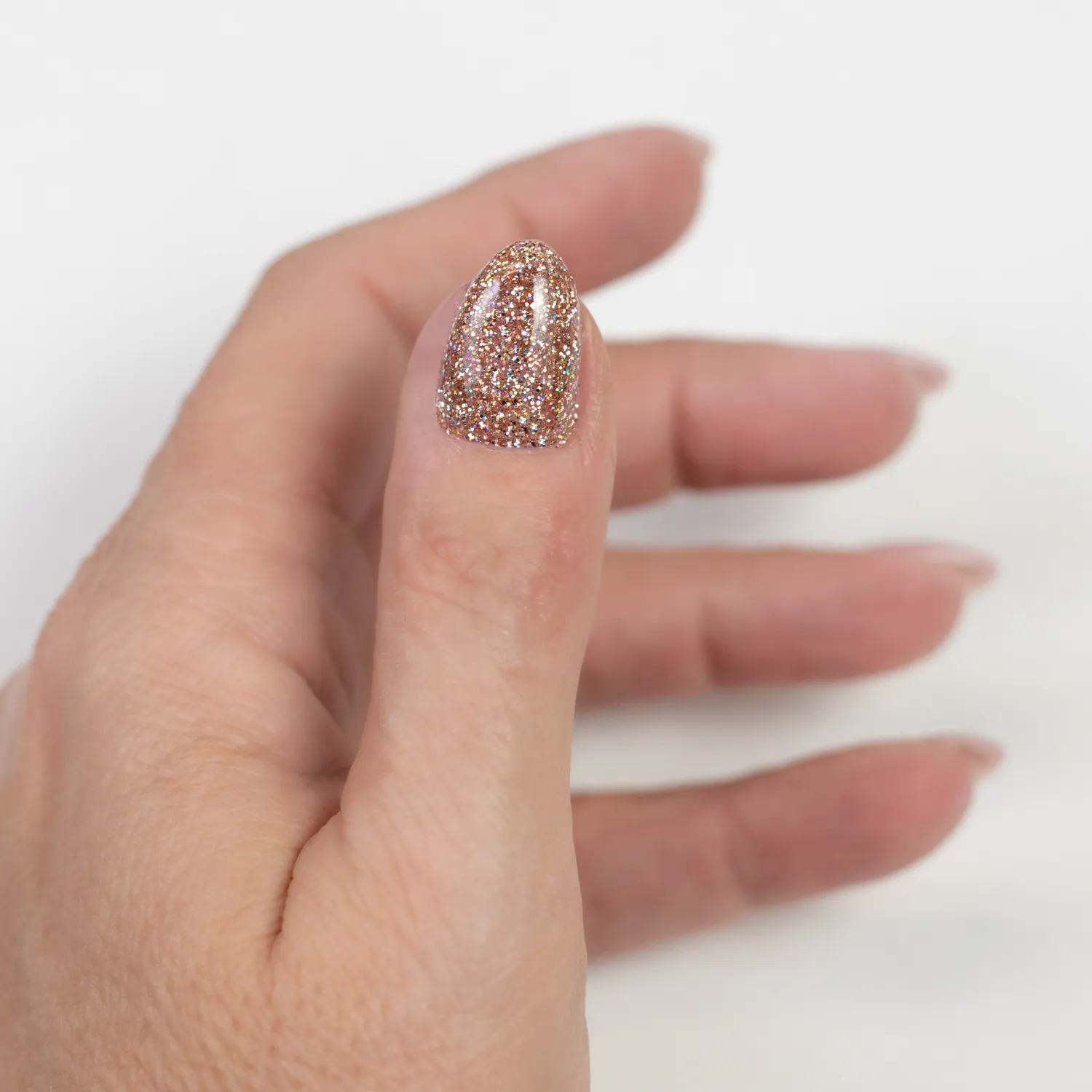 Light Elegance Mercury Meltdown glittergel 10 ml rosegull